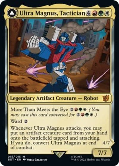 Ultra Magnus Tactician Universes Beyond: Transformers Magic card