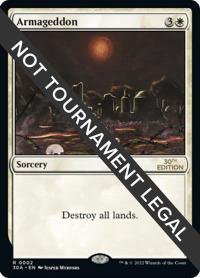 Armageddon 30th Anniversary Edition Magic card