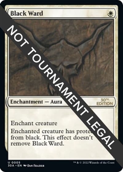 Black Ward 30th Anniversary Edition Magic card