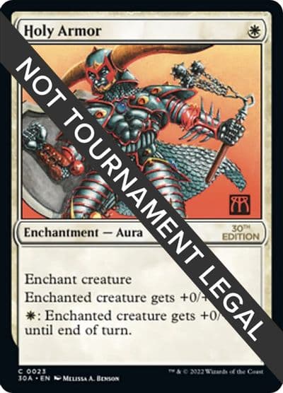 Holy Armor 30th Anniversary Edition Magic card