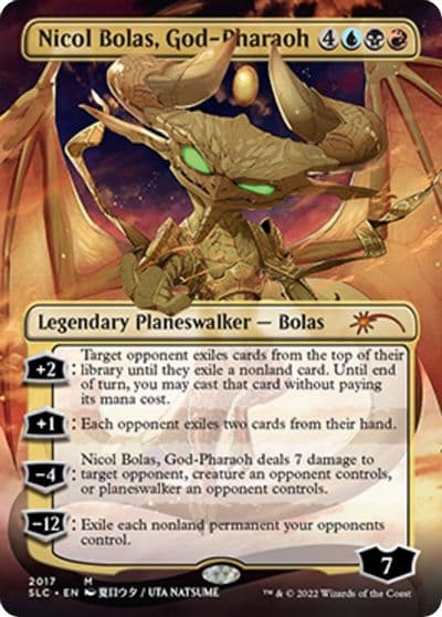 Nicol Bolas God Pharaoh Secret Lair Countdown Kit Magic card