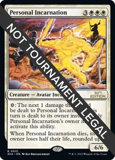 Personal Incarnation 30th Anniversary Edition Magic card