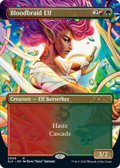 Bloodbraid Elf Secret Lair Countdown Kit Magic card