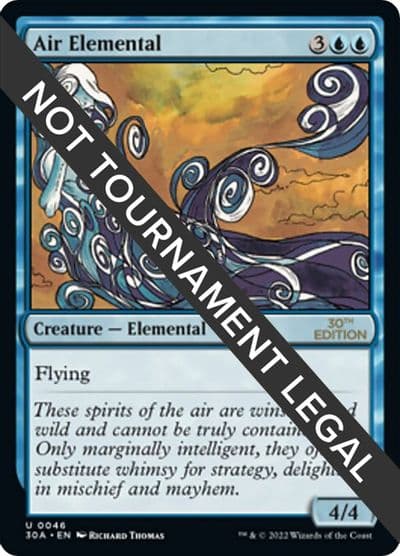 Air Elemental 30th Anniversary Edition Magic card