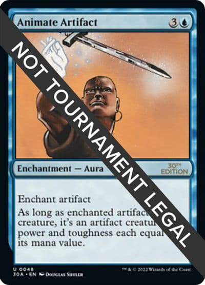 Animate Artifact 30th Anniversary Edition Magic card
