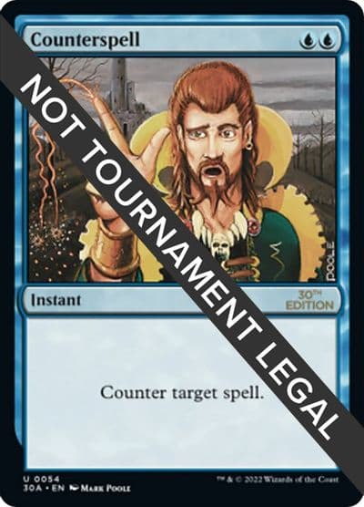 Counterspell 30th Anniversary Edition Magic card