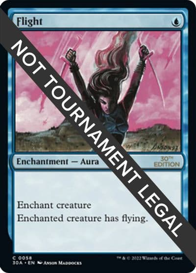 Flight 30th Anniversary Edition Magic card