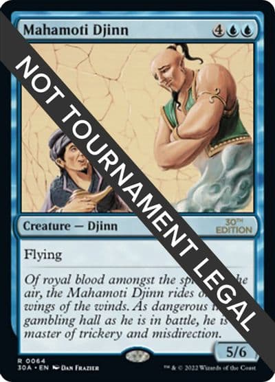 Mahamoti Djinn 30th Anniversary Edition Magic card