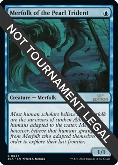 Merfolk of the Pearl Trident 30th Anniversary Edition Magic card
