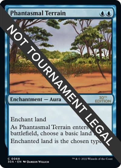Phantasmal Terrain 30th Anniversary Edition Magic card