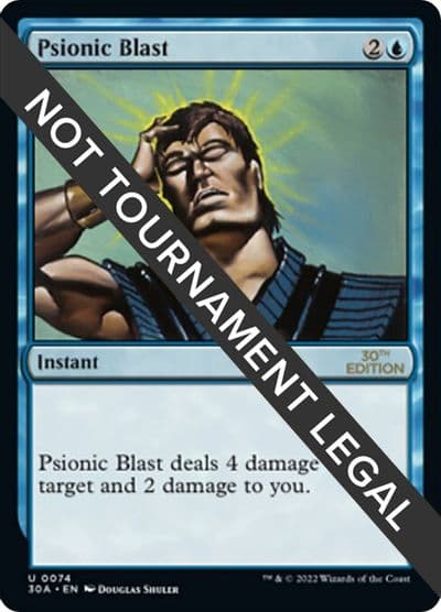 Psionic Blast 30th Anniversary Edition Magic card
