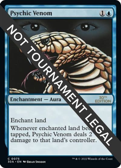 Psychic Venom 30th Anniversary Edition Magic card