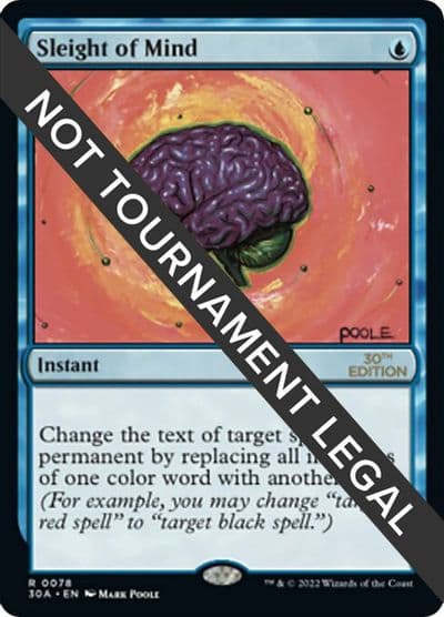 Sleight of Mind 30th Anniversary Edition Magic card