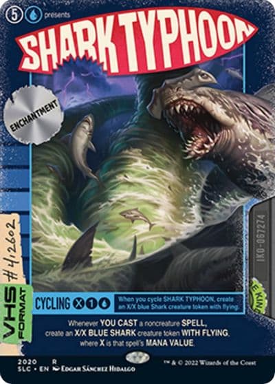 Shark Typhoon Secret Lair Countdown Kit Magic card