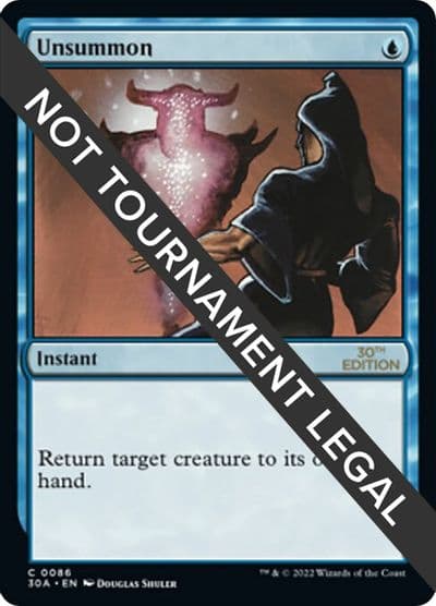 Unsummon 30th Anniversary Edition Magic card