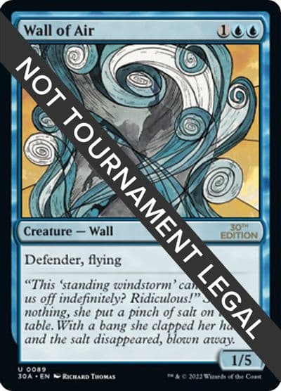 Wall of Air 30th Anniversary Edition Magic card