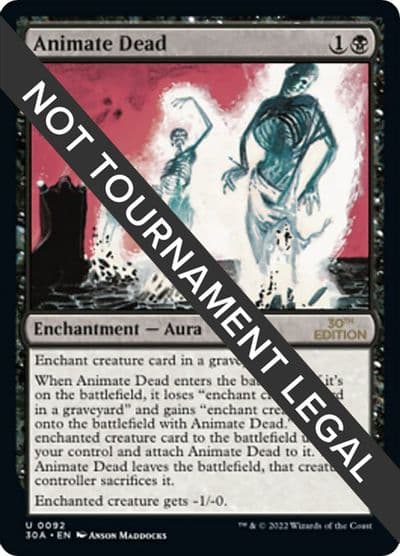 Animate Dead 30th Anniversary Edition Magic card