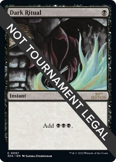 Dark Ritual 30th Anniversary Edition Magic card