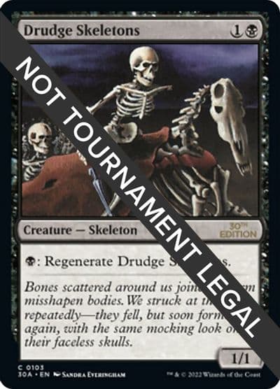 Drudge Skeletons 30th Anniversary Edition Magic card