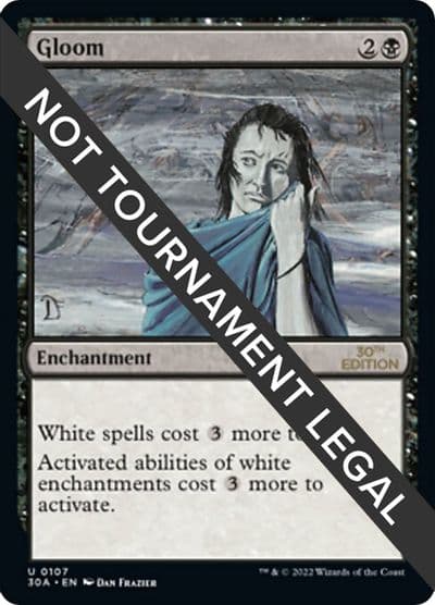 Gloom 30th Anniversary Edition Magic card