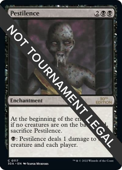 Pestilence 30th Anniversary Edition Magic card