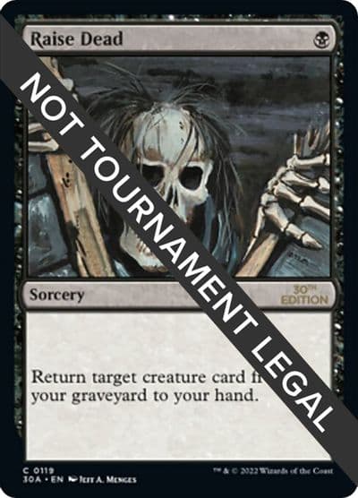 Raise Dead 30th Anniversary Edition Magic card