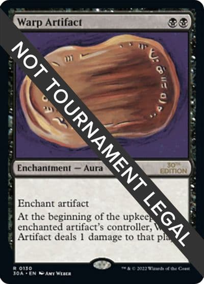 Warp Artifact 30th Anniversary Edition Magic card