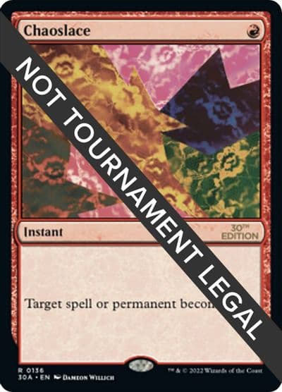 Chaoslace 30th Anniversary Edition Magic card