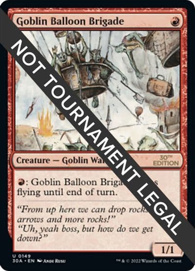 Goblin Balloon Brigade 30th Anniversary Edition Magic card