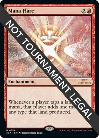 Mana Flare 30th Anniversary Edition Magic card