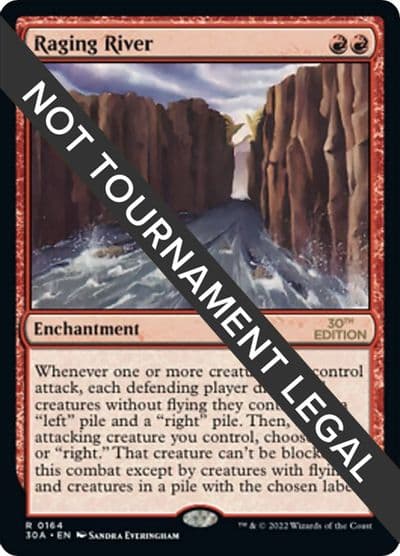 Raging River 30th Anniversary Edition Magic card