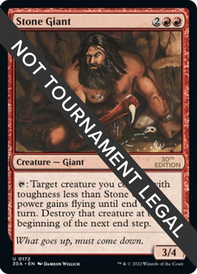 Stone Giant 30th Anniversary Edition Magic card