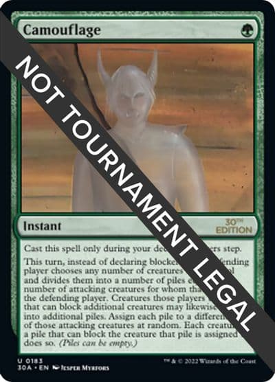 Camouflage 30th Anniversary Edition Magic card