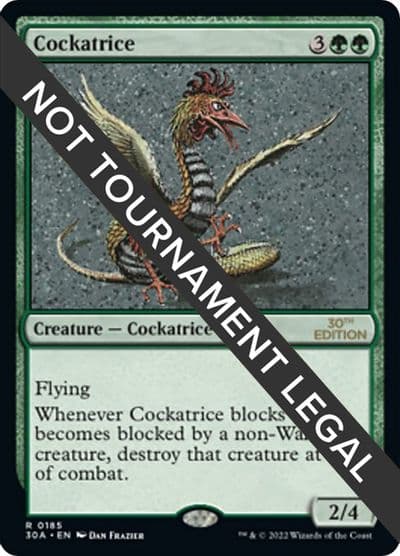 Cockatrice 30th Anniversary Edition Magic card