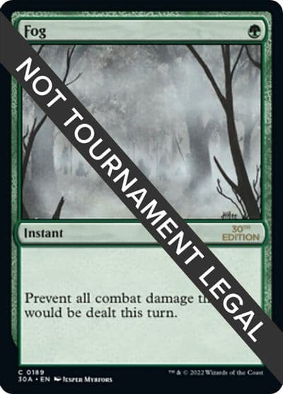 Fog 30th Anniversary Edition Magic card