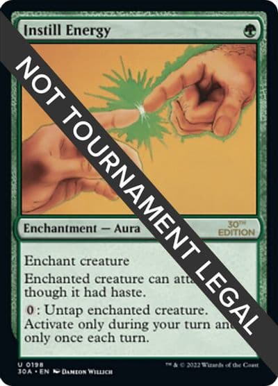 Instill Energy 30th Anniversary Edition Magic card