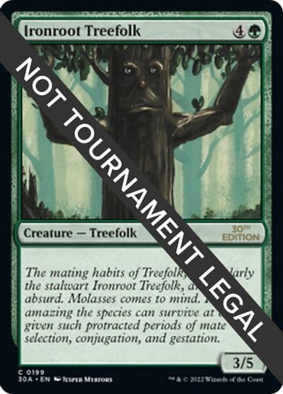 Ironroot Treefolk 30th Anniversary Edition Magic card