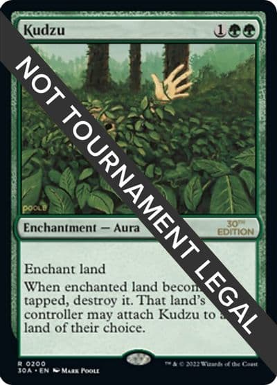 Kudzu 30th Anniversary Edition Magic card