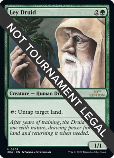 Ley Druid 30th Anniversary Edition Magic card