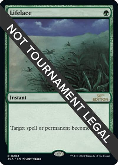 Lifelace 30th Anniversary Edition Magic card