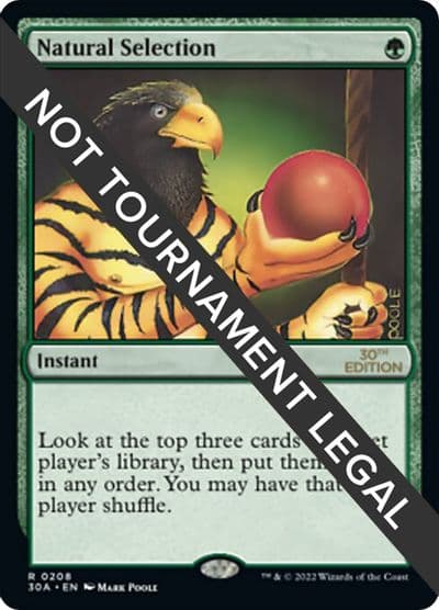 Natural Selection 30th Anniversary Edition Magic card