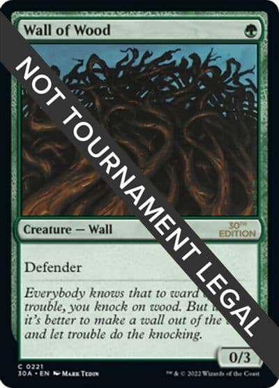 Wall of Wood 30th Anniversary Edition Magic card