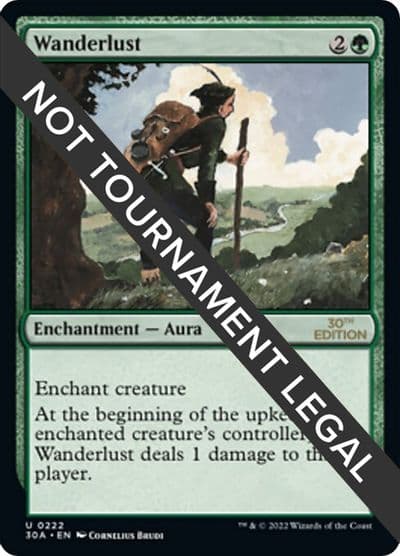 Wanderlust 30th Anniversary Edition Magic card