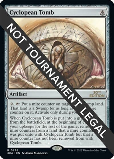 Cyclopean Tomb 30th Anniversary Edition Magic card