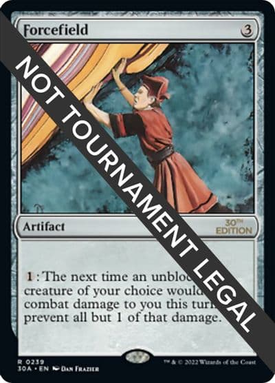 Forcefield 30th Anniversary Edition Magic card