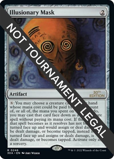Illusionary Mask 30th Anniversary Edition Magic card