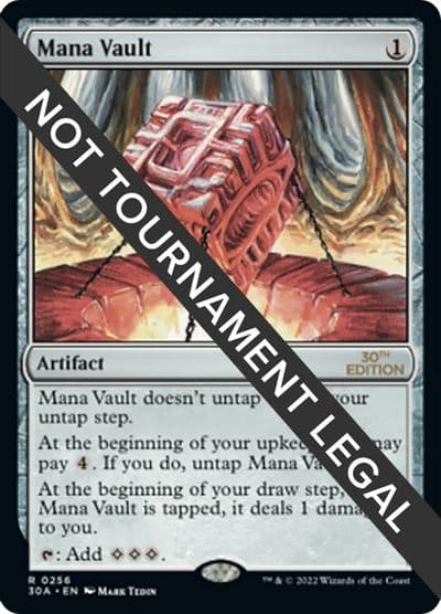 Mana Vault 30th Anniversary Edition Magic card