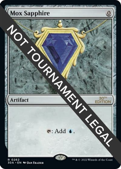 Mox Sapphire 30th Anniversary Edition Magic card