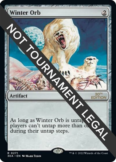 Winter Orb 30th Anniversary Edition Magic card