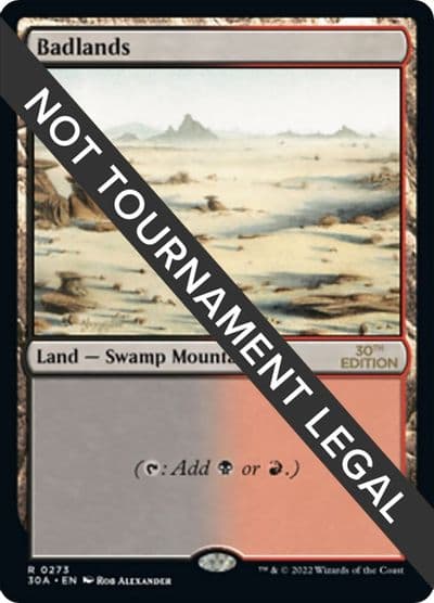 Badlands 30th Anniversary Edition Magic card
